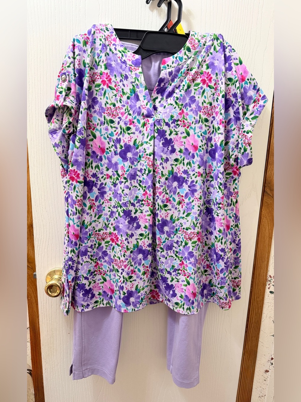 Scarlett Purple and Pink Floral Women’s Pant Set